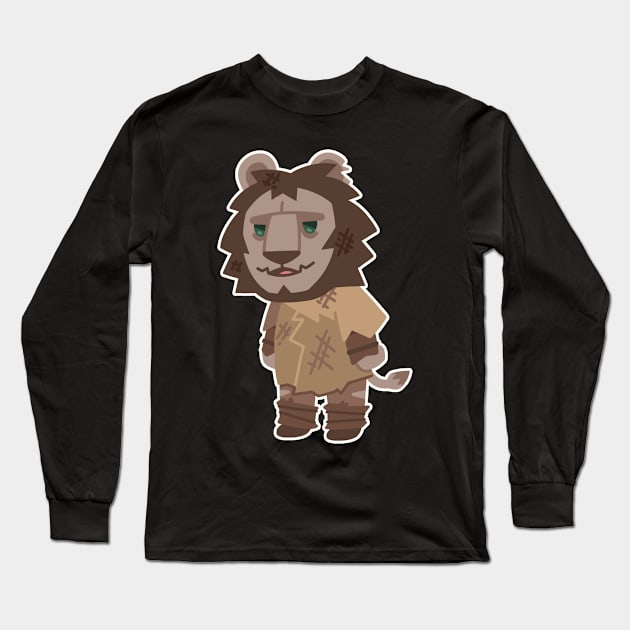 Robin - Lion Portrait Long Sleeve T-Shirt by Snorg3